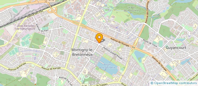 localisation de l'entreprise MONSIEUR GERARD DARRAS  MONTIGNY-LE-BRETONNEUX