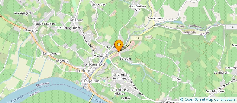 localisation de l'entreprise MONSIEUR GERARD DAUCE  LANGOIRAN