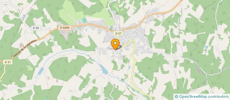 localisation de l'entreprise MONSIEUR GERARD DAURIAC  MONTAGNAC D AUBEROCHE