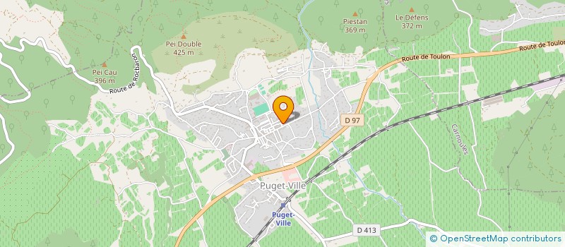 localisation de l'entreprise MONSIEUR GERARD DAUSSET  PUGET-VILLE