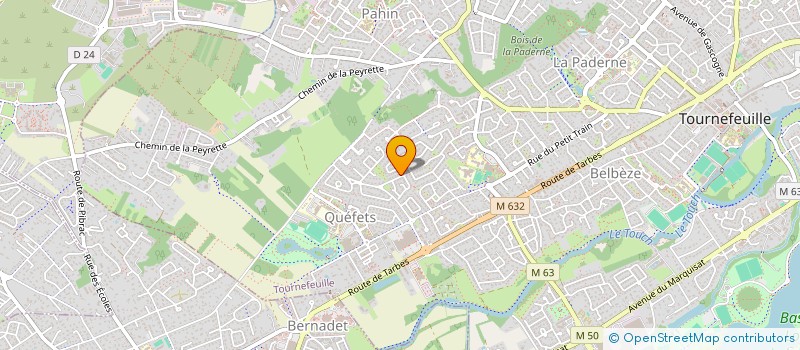 localisation de l'entreprise MONSIEUR GERARD DAVALOS  TOURNEFEUILLE