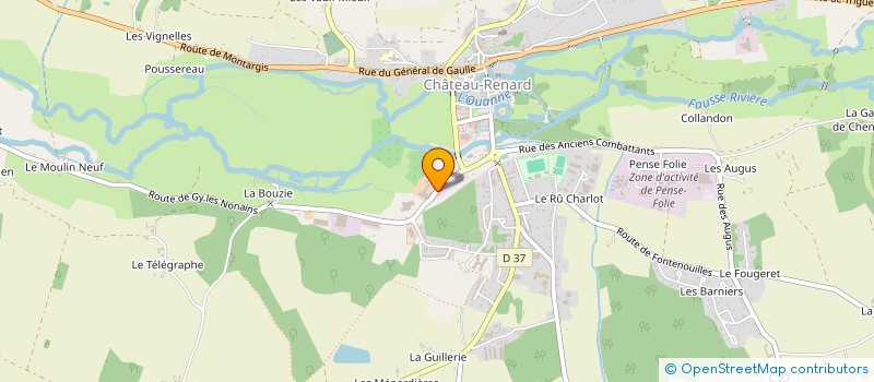 localisation de l'entreprise MONSIEUR GERARD DAVID à CHATEAU-RENARD