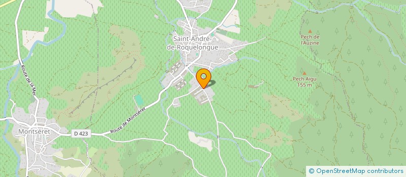 localisation de l'entreprise MONSIEUR GERARD DAYEF  SAINT-ANDRE-DE-ROQUELONGUE