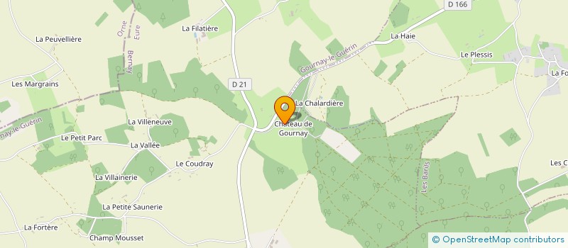 localisation de l'entreprise MONSIEUR GERARD DE GOURNAY  GOURNAY-LE-GUERIN