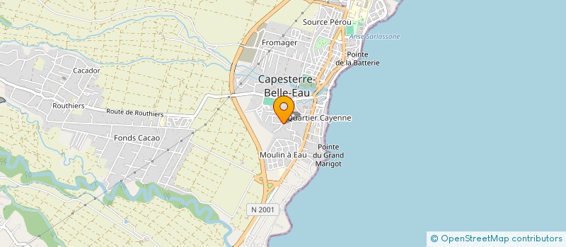 localisation de l'entreprise MONSIEUR GERARD DE LACROIX à CAPESTERRE-BELLE-EAU