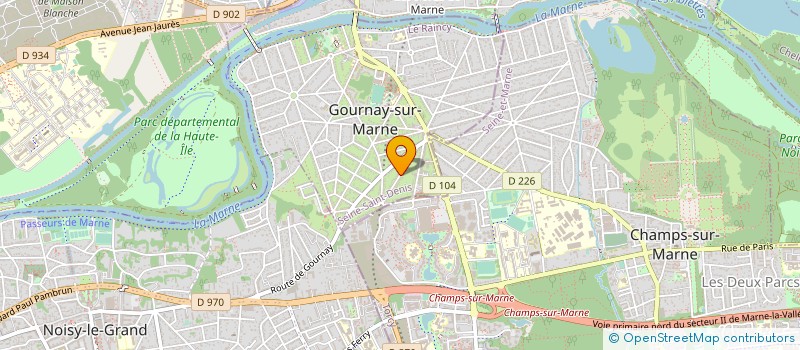 localisation de l'entreprise MONSIEUR GERARD DE-LAUNE à GOURNAY-SUR-MARNE
