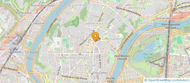 localisation de l'entreprise MONSIEUR GERARD DE LUCA  CALUIRE-ET-CUIRE