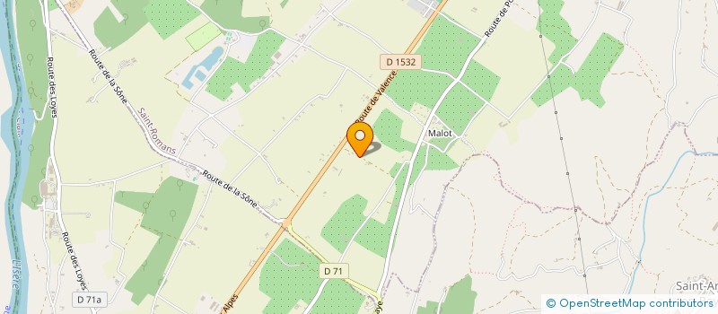 localisation de l'entreprise MONSIEUR GERARD DE LUCA  SAINT-ROMANS