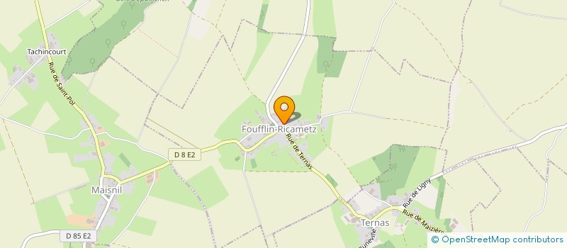 localisation de l'entreprise MONSIEUR GERARD DE MAGNEVAL  FOUFFLIN-RICAMETZ