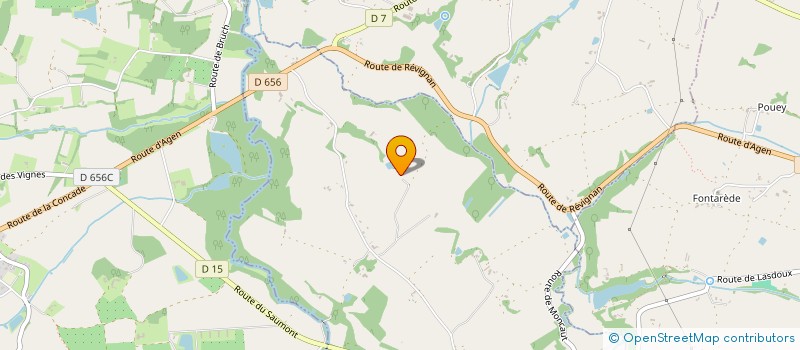 localisation de l'entreprise MONSIEUR GERARD DE MARCHI  SAUMONT