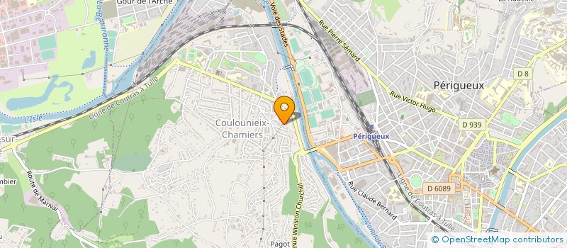 localisation de l'entreprise MONSIEUR GERARD DE VECCHI à COULOUNIEIX-CHAMIERS