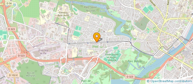 localisation de l'entreprise MONSIEUR GERARD DEBEC  ANGERS