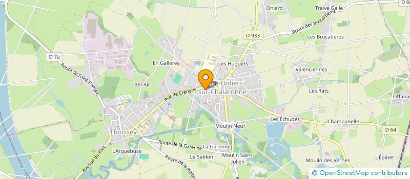 localisation de l'entreprise MONSIEUR GERARD DECOOPMAN à SAINT-DIDIER-SUR-CHALARONNE