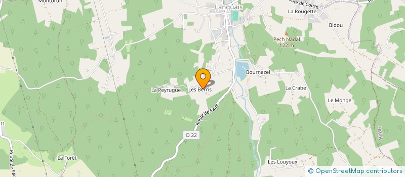 localisation de l'entreprise MONSIEUR GERARD DEFFIEUX  LANQUAIS