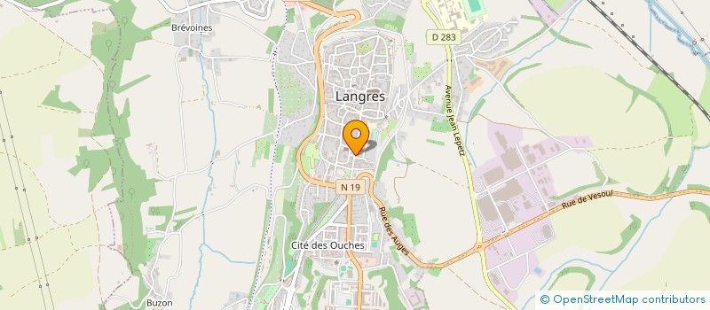 localisation de l'entreprise MONSIEUR GERARD DEFRANOUX à LANGRES