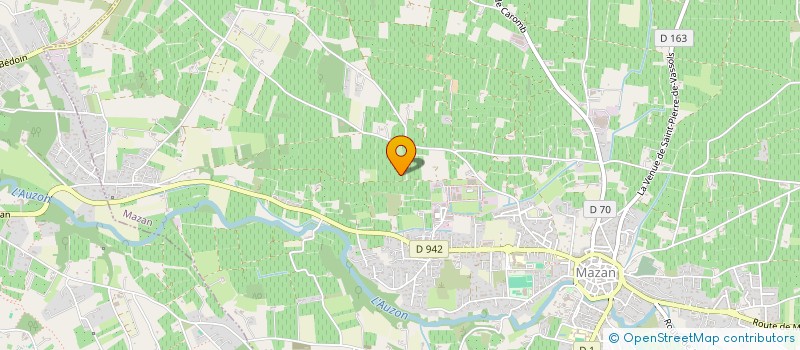 localisation de l'entreprise MONSIEUR GERARD DEGERINE  MAZAN