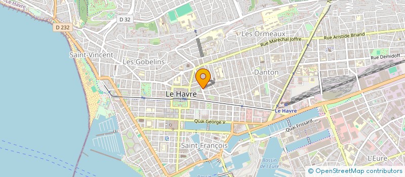 localisation de l'entreprise MONSIEUR GERARD DEGROOTE à LE HAVRE