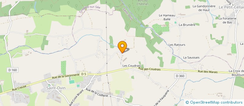 localisation de l'entreprise MONSIEUR GERARD DEGUETTE à SAINT-OVIN
