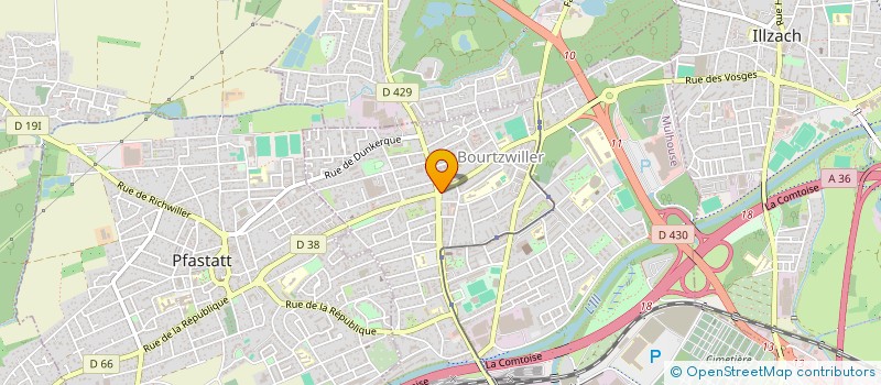 localisation de l'entreprise MONSIEUR GERARD DEGUIO  MULHOUSE