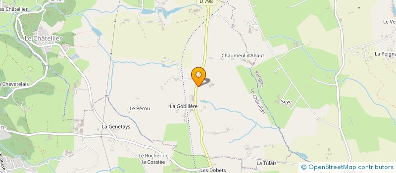 localisation de l'entreprise MONSIEUR GERARD DELAMARCHE à LE CHATELLIER