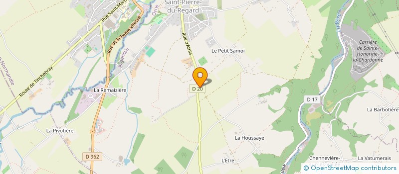 localisation de l'entreprise MONSIEUR GERARD DELAVAL à SAINT-PIERRE-DU-REGARD