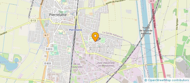 localisation de l'entreprise MONSIEUR GERARD DELAYE à PIERRELATTE