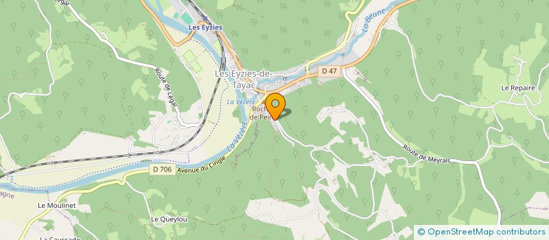 localisation de l'entreprise MONSIEUR GERARD DELBOS  PEYZAC-LE-MOUSTIER