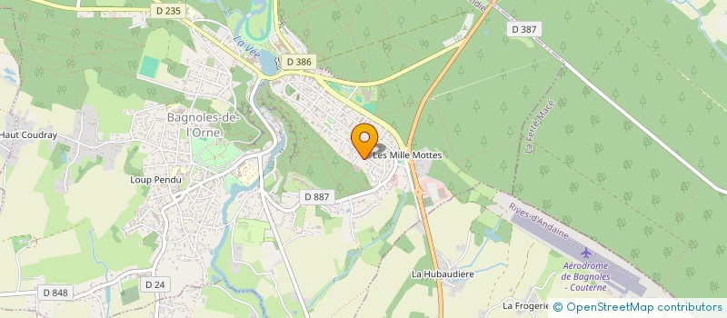 localisation de l'entreprise MONSIEUR GERARD DELCOURT à BAGNOLES-DE-L'ORNE-NORMANDIE