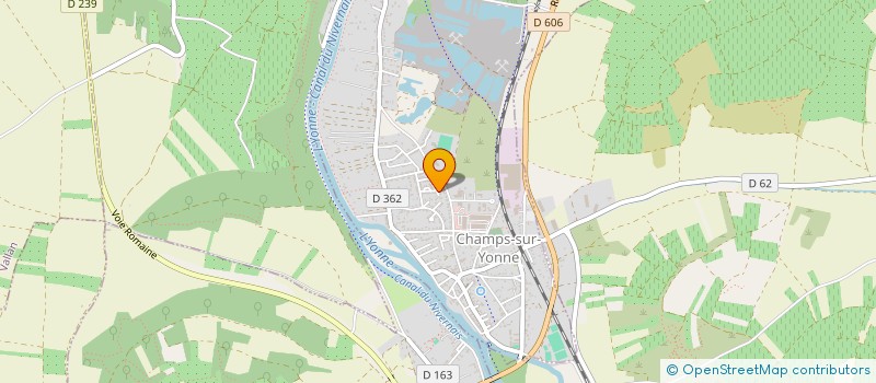 localisation de l'entreprise MONSIEUR GERARD DELCROIX  CHAMPS-SUR-YONNE