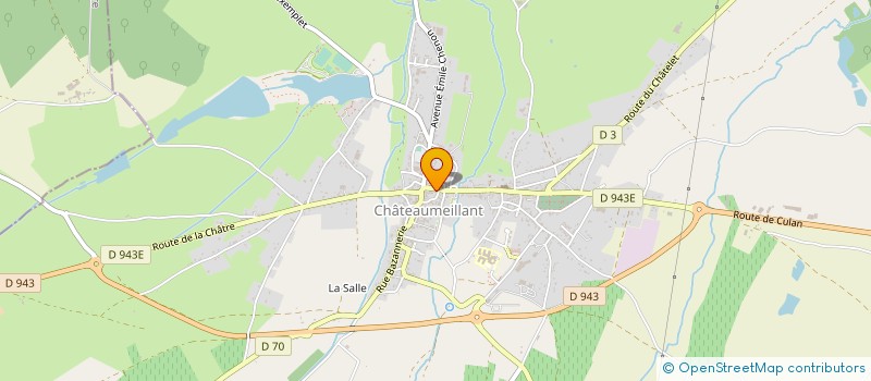 localisation de l'entreprise MONSIEUR GERARD DELECOURT à CHATEAUMEILLANT