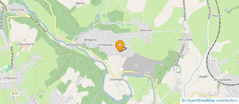 localisation de l'entreprise MONSIEUR GERARD DELEPELAIRE  CONDAT-SUR-VIENNE