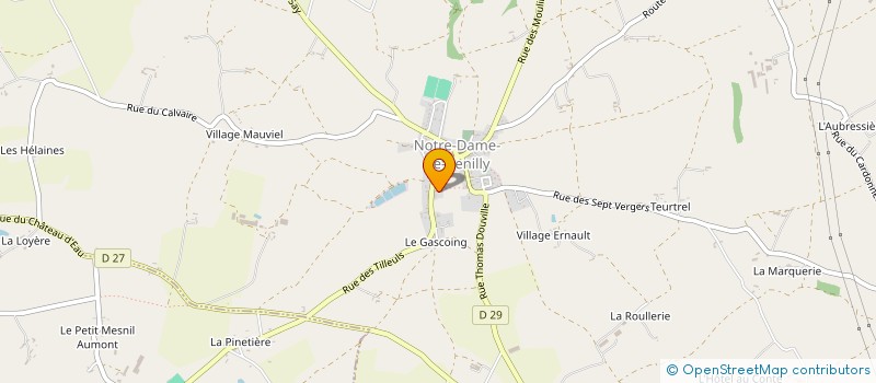 localisation de l'entreprise MONSIEUR GERARD DELGOVE  OUVILLE