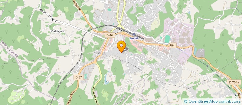 localisation de l'entreprise MONSIEUR GERARD DELGUEL à SARLAT-LA-CANEDA