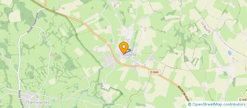 localisation de l'entreprise MONSIEUR GERARD DELMAS  RUDELLE