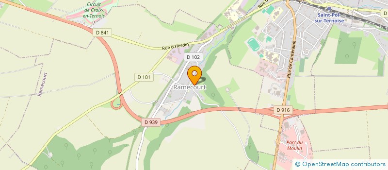 localisation de l'entreprise MONSIEUR GERARD DELMOTTE  HUMERUILLE