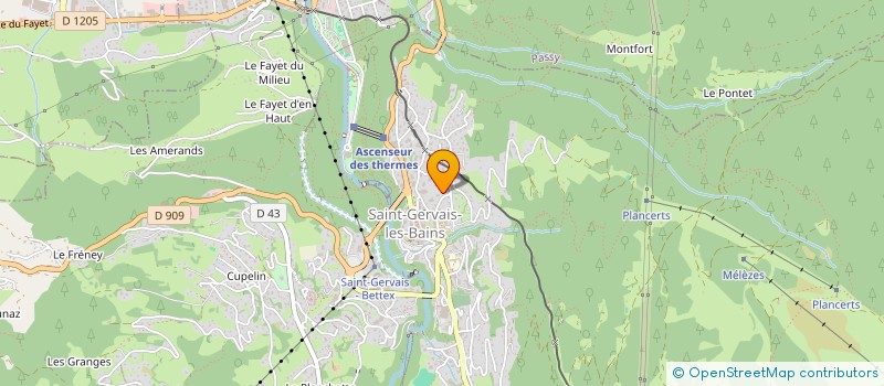 localisation de l'entreprise MONSIEUR GERARD DELOCHE DE NOYELLE  SAINT-GERVAIS-LES-BAINS