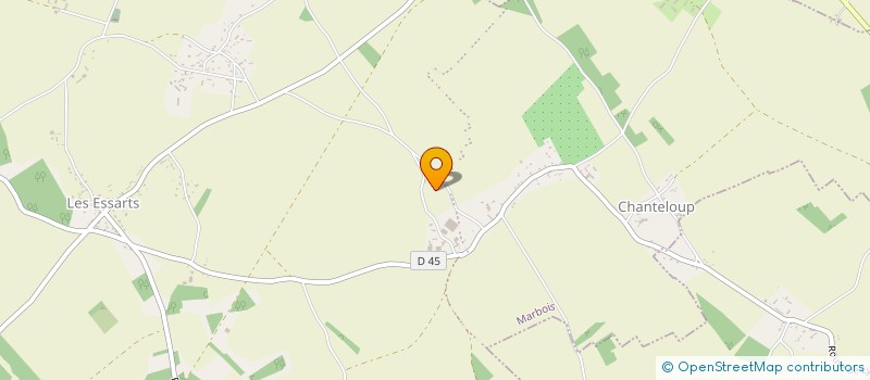 localisation de l'entreprise MONSIEUR GERARD DELOUYE à CHAMBOIS