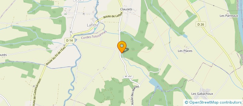 localisation de l'entreprise MONSIEUR GERARD DELPONT  MONTECH