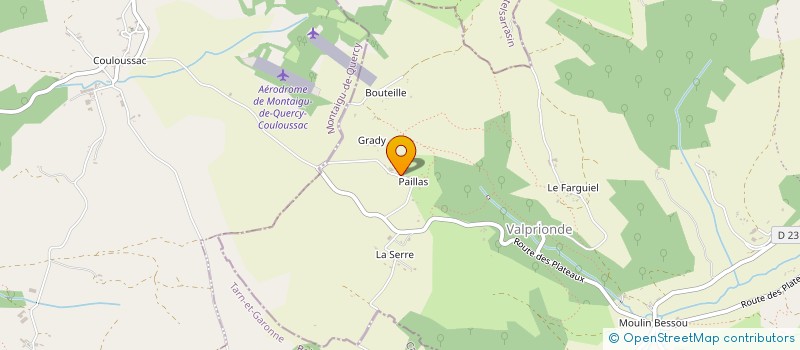 localisation de l'entreprise MONSIEUR GERARD DELRIEU  MONTCUQ-EN-QUERCY-BLANC