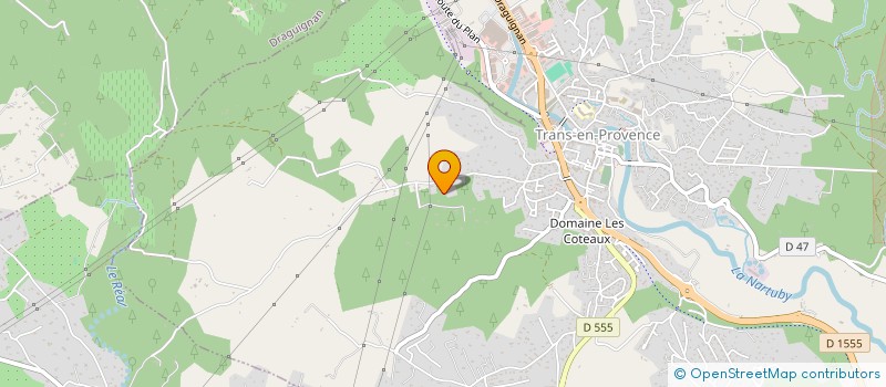localisation de l'entreprise MONSIEUR GERARD DELUS à TRANS-EN-PROVENCE