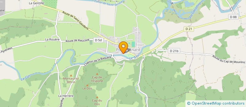 localisation de l'entreprise MONSIEUR GERARD DENCAUSSE  POINTIS-INARD