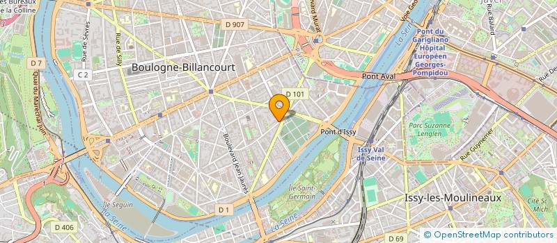 localisation de l'entreprise MONSIEUR GERARD DENIS à BOULOGNE-BILLANCOURT