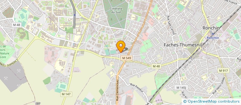 localisation de l'entreprise MONSIEUR GERARD DENOEUD  WATTIGNIES