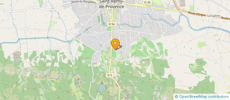 localisation de l'entreprise MONSIEUR GERARD DENOT à ST REMY DE PROVENCE