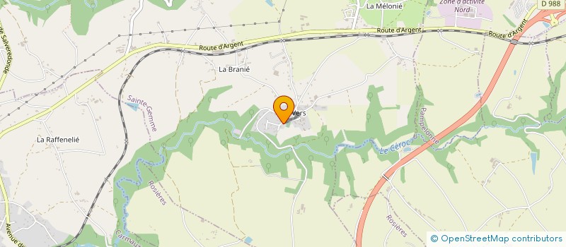 localisation de l'entreprise MONSIEUR GERARD DEQUAIRE  SAINTE-GEMME