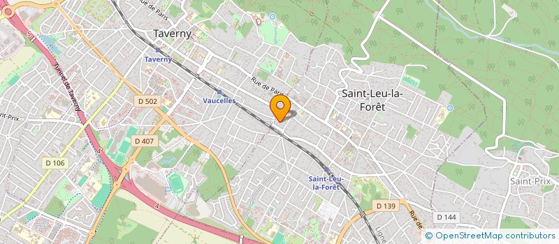 localisation de l'entreprise MONSIEUR GERARD DEROUETTEAU  SAINT-LEU-LA-FORET