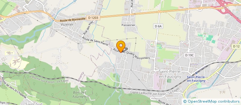 localisation de l'entreprise MONSIEUR GERARD DESALMAND  ARENTHON