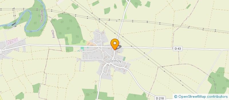 localisation de l'entreprise MONSIEUR GERARD DESCHAMPS à ORMOY