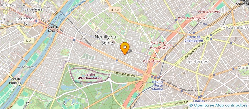 localisation de l'entreprise MONSIEUR GERARD DESCHAMPS à NEUILLY-SUR-SEINE