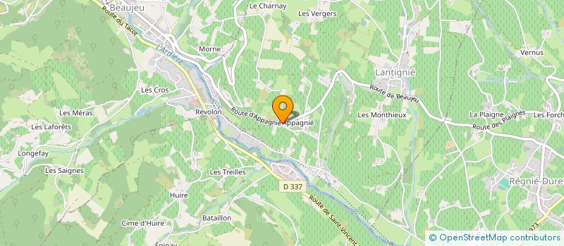 localisation de l'entreprise MONSIEUR GERARD DESCROIX  LANTIGNIE